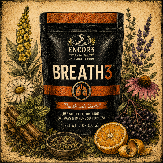 BREATH3™ | Respiratory Wellness Herbal Tea | 7-Day Supply