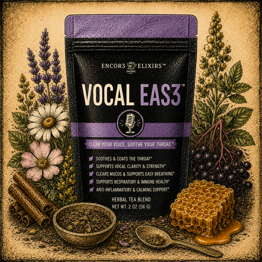 VocalEase™ | Vocal & Throat Wellness Herbal Tea