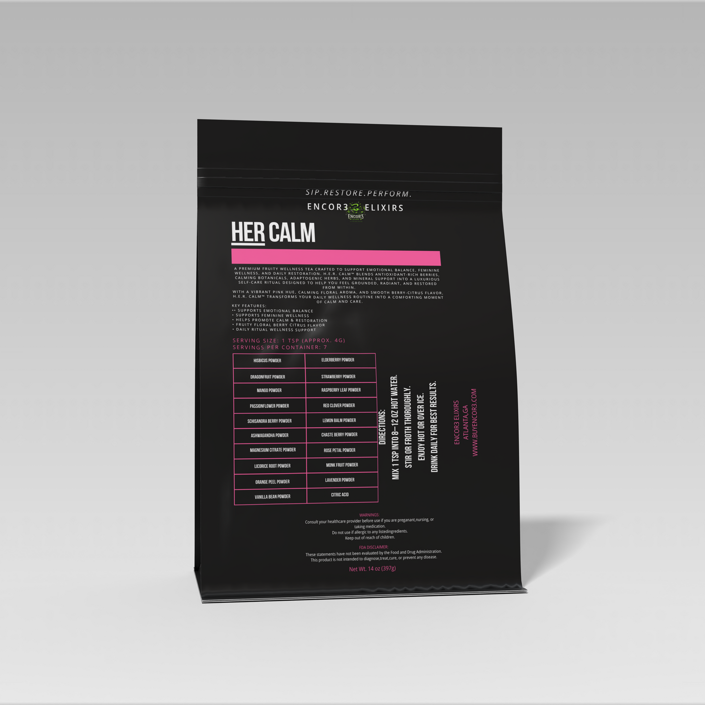 H.E.R. Calm™ | Feminine Balance & Mood Wellness Tea
